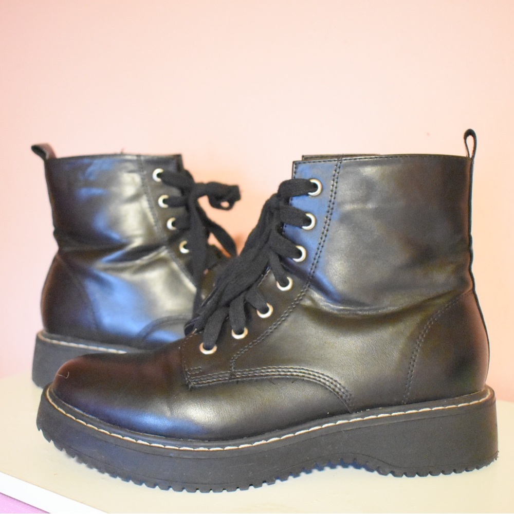 Black Combat Boots